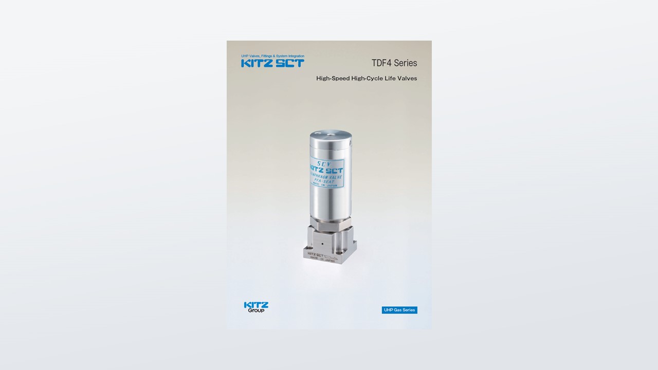 High-speed, high-cycle life valves TDF4 Series
