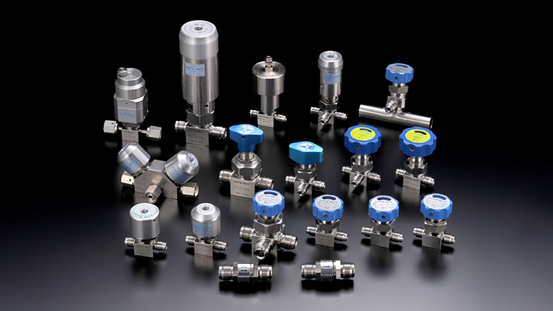 Ultra high purity gas valves