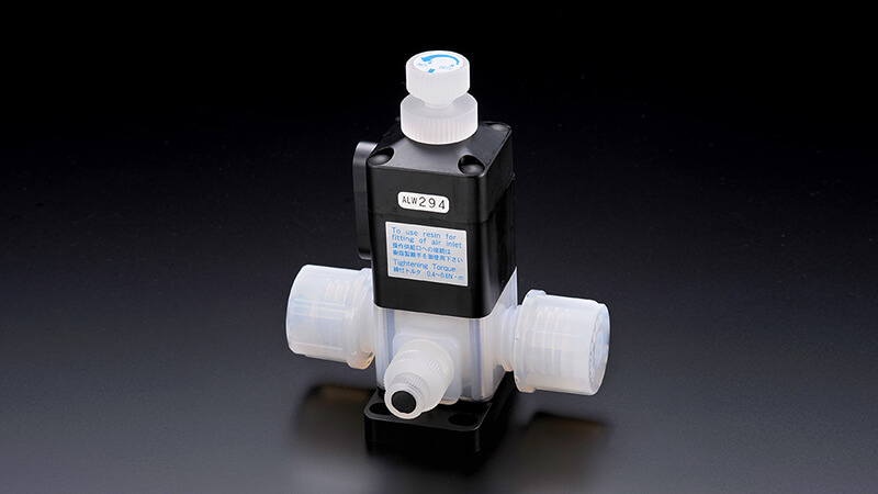 FCDN PFA Pneumatic Diaphragm Valves Variable Flow with Bypass